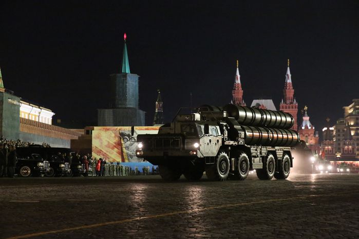 Репетиция парада Победы на Красной площади в Москве