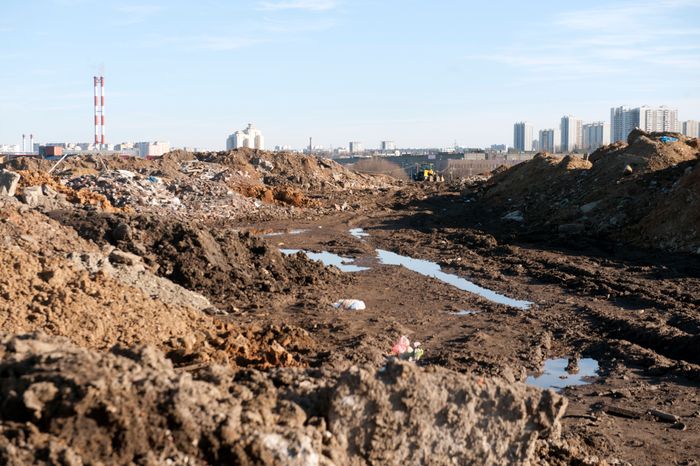 Незаконная свалка в Печатниках