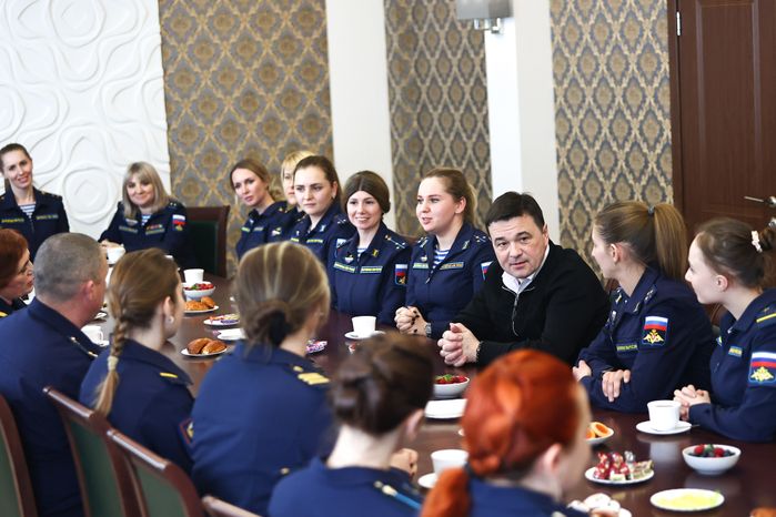 Поздравление с Международным женским днем связисток ВДВ Губернатором Подмосковья
