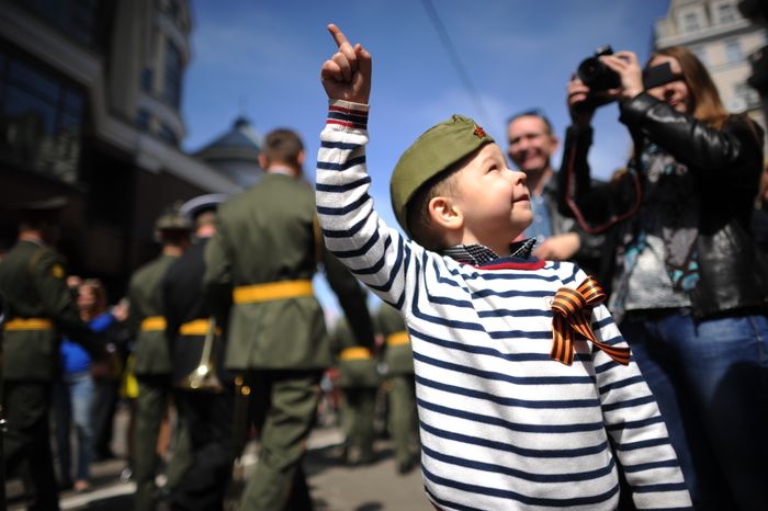 Парад Победы на Красной площади в Москве