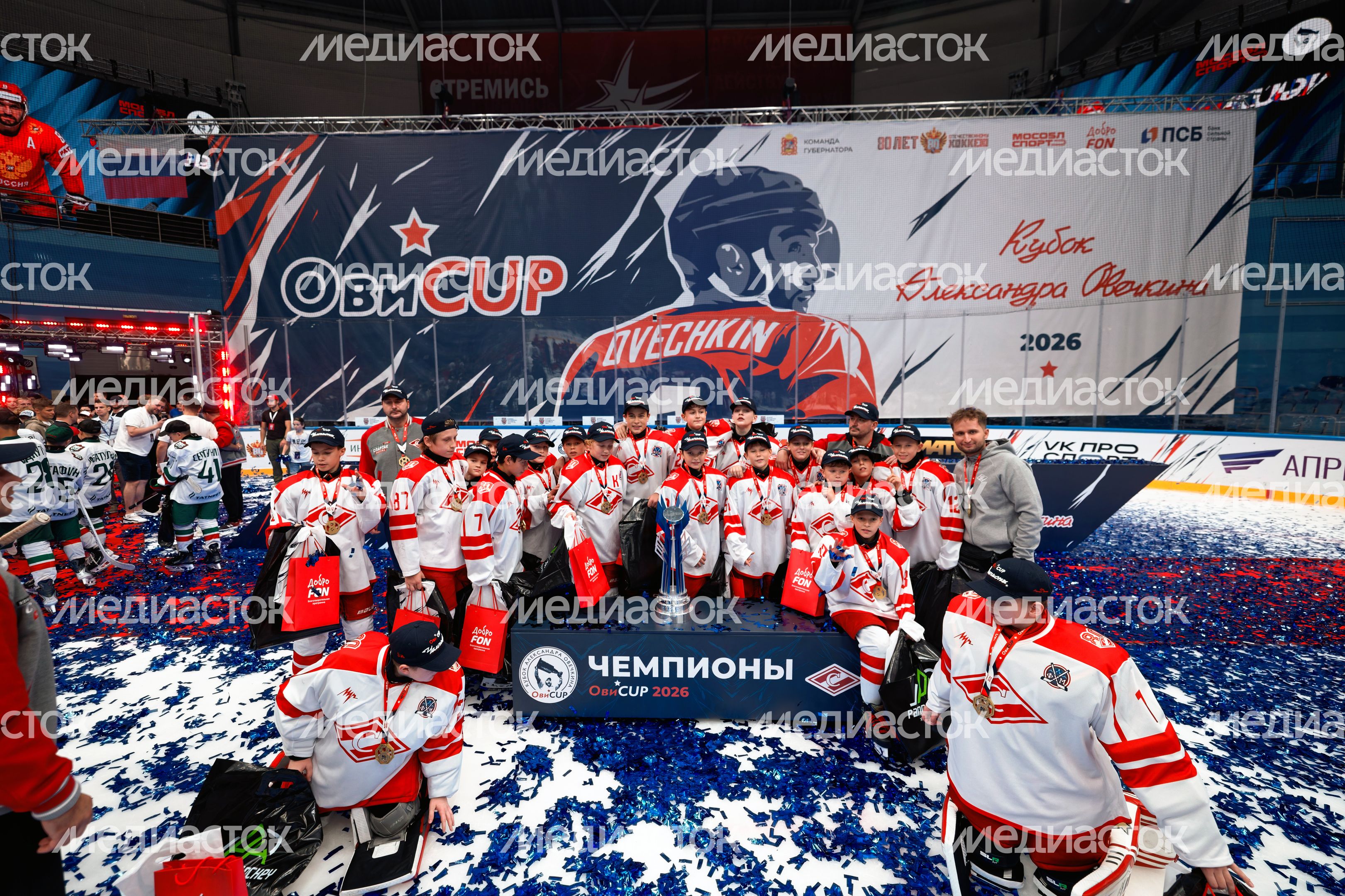 Победитель Кубка Александра Овечкина по хоккею «ОВИCUP-2026» – команда московского «Спартака»