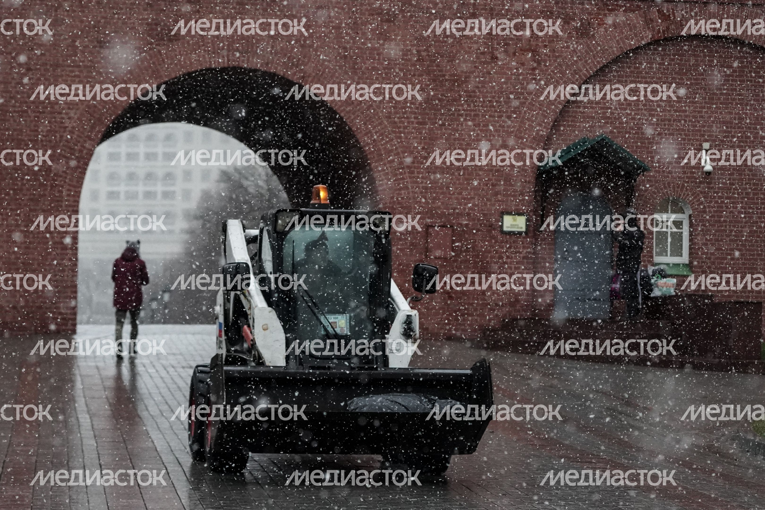 Снегопад в Москве