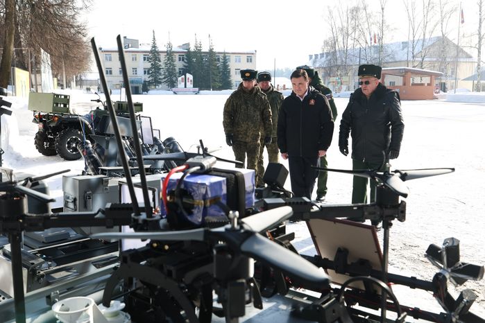 Андрей Воробьев поздравил военнослужащих 45-й отдельной гвардейской инженерной бригады