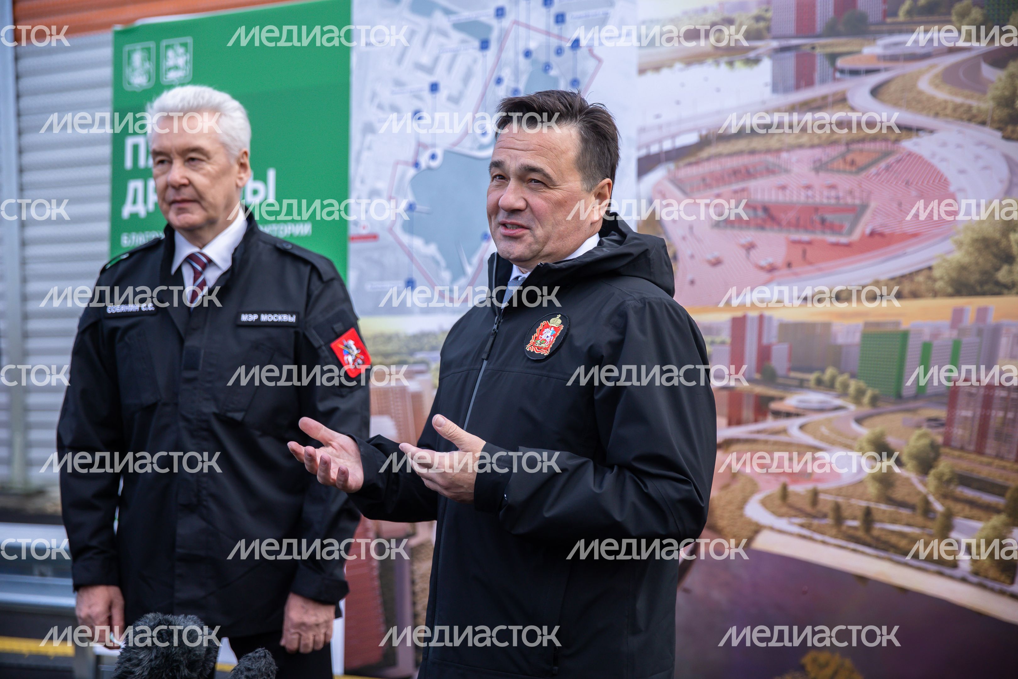 Посещение Парка Дружбы в Люберцах Губернатором Подмосковья и Мэром Москвы Посещение Парка Дружбы в Люберцах Губернатором Подмосковья и Мэром Москвы