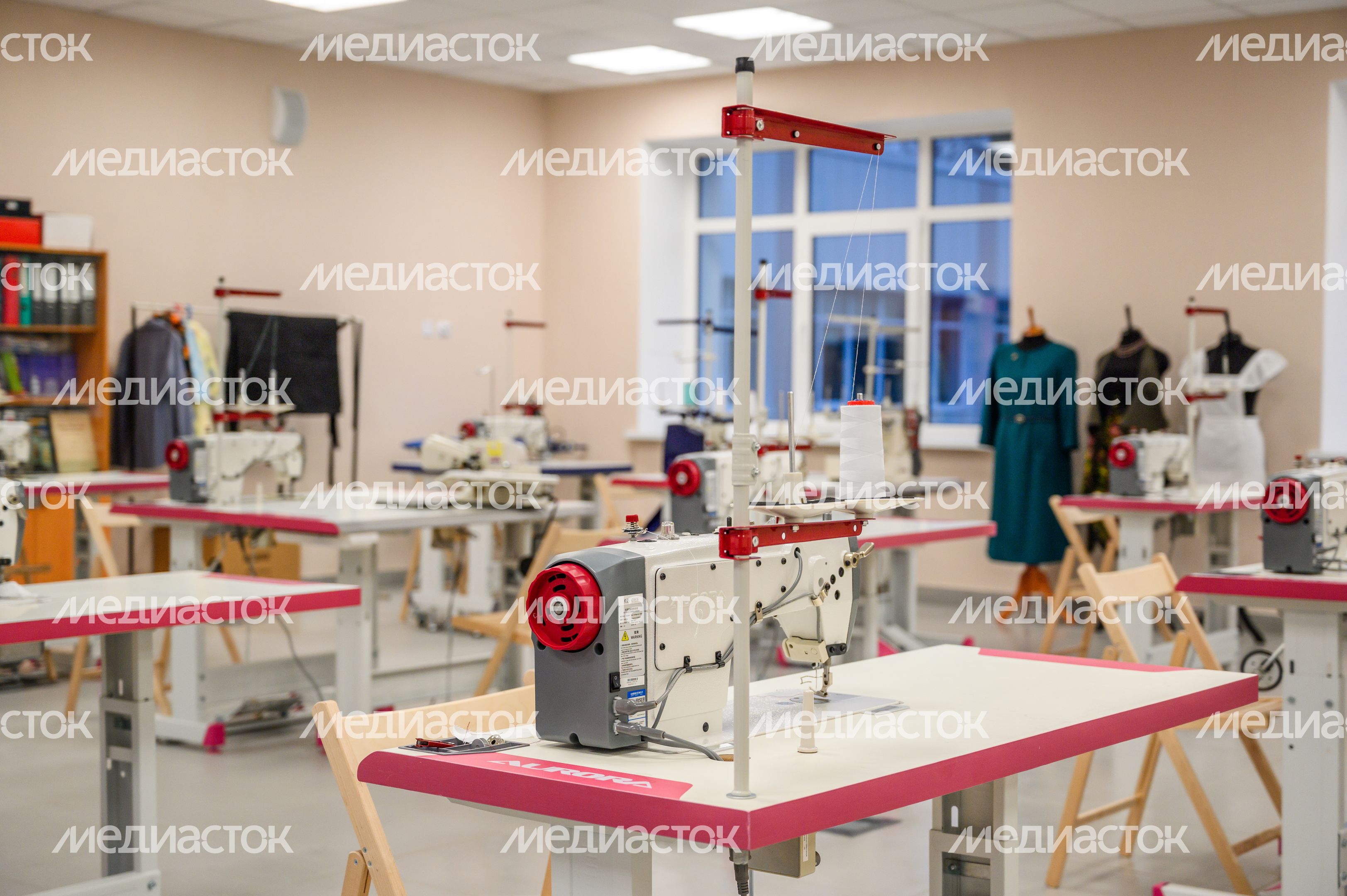 Швейная мастерская Электростальского колледжа после капремонта Швейная мастерская Электростальского колледжа после капремонта