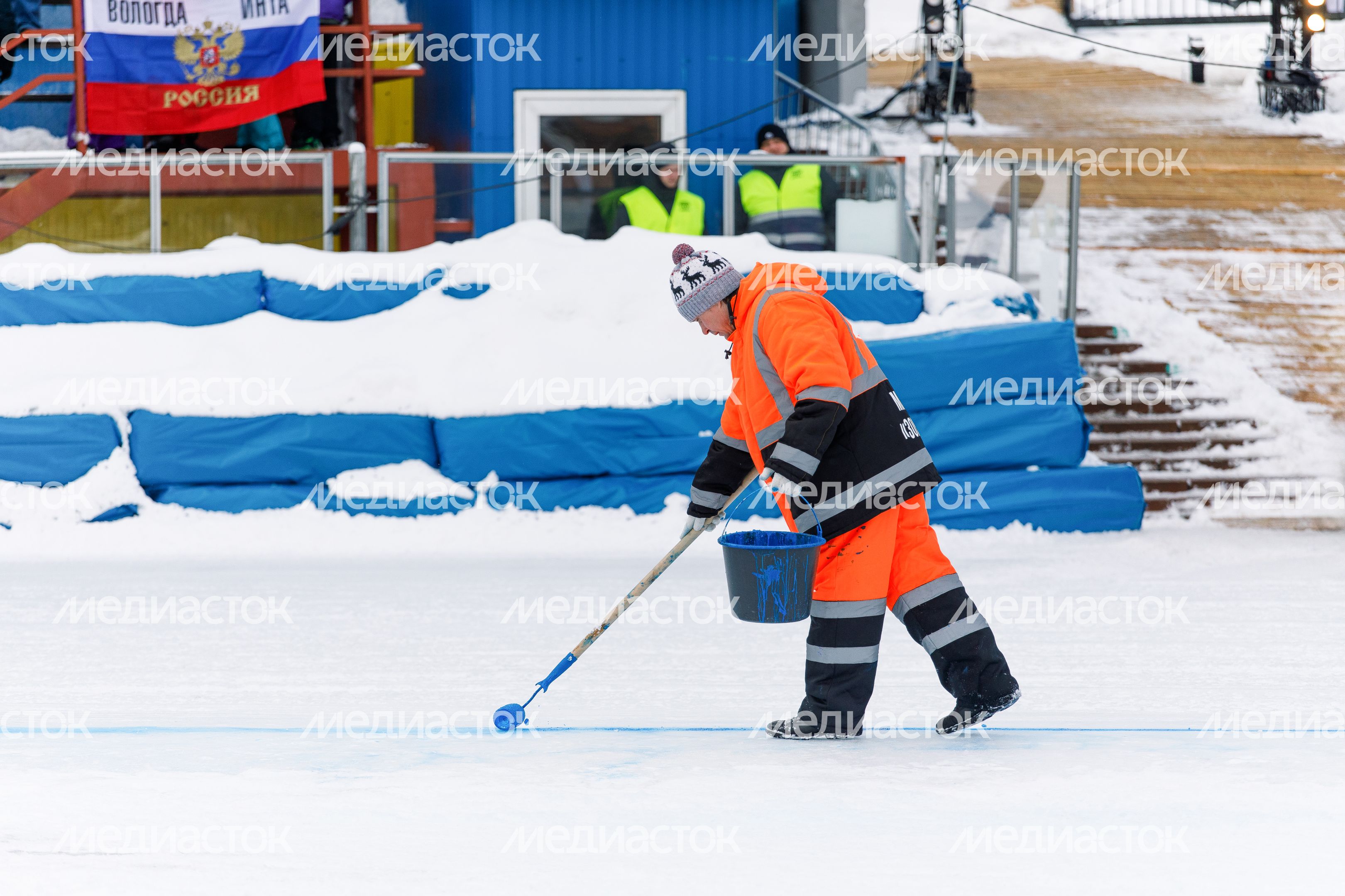 VI этап личного чемпионата России по гонкам на льду в Красногорске