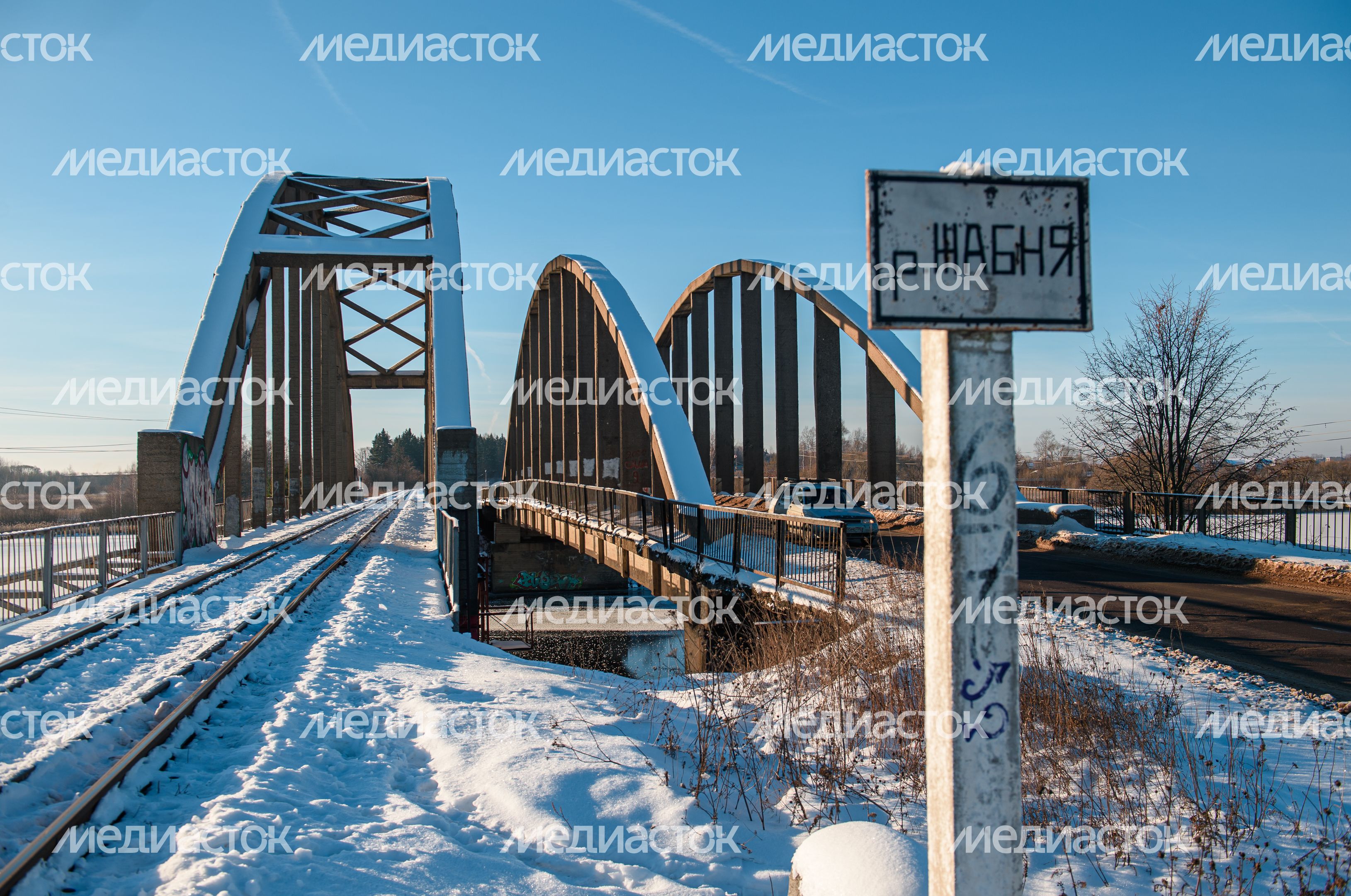 Зимние виды города Калязин