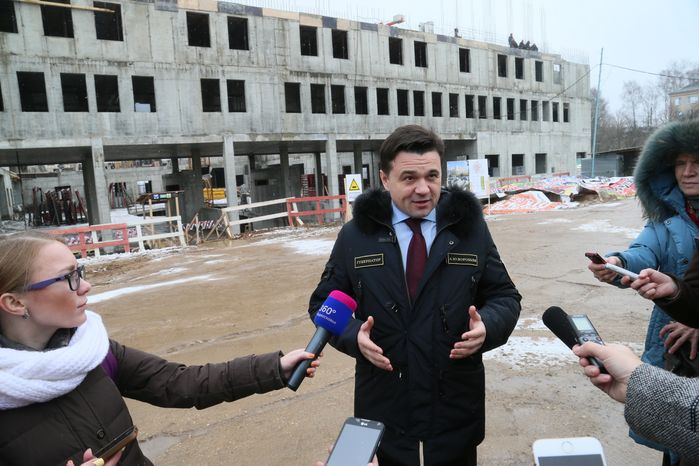 А. Воробьев на открытии комбината «Град» в Наро-Фоминском районе
