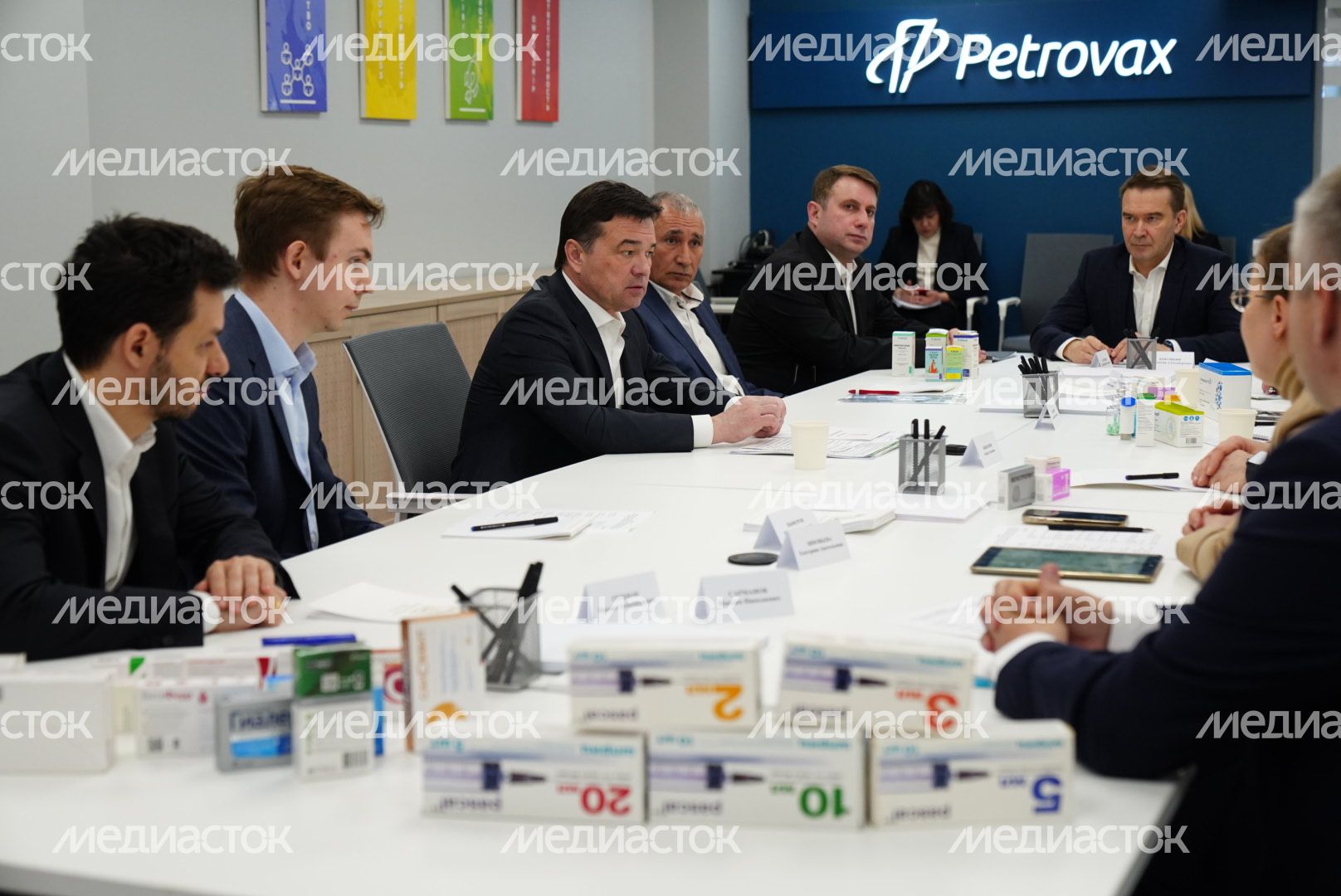 Встреча губернатора с фармпроизводителями Подмосковья