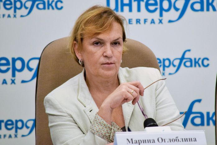 Пресс-конференция министра строительного комплекса МО Марины Оглоблиной