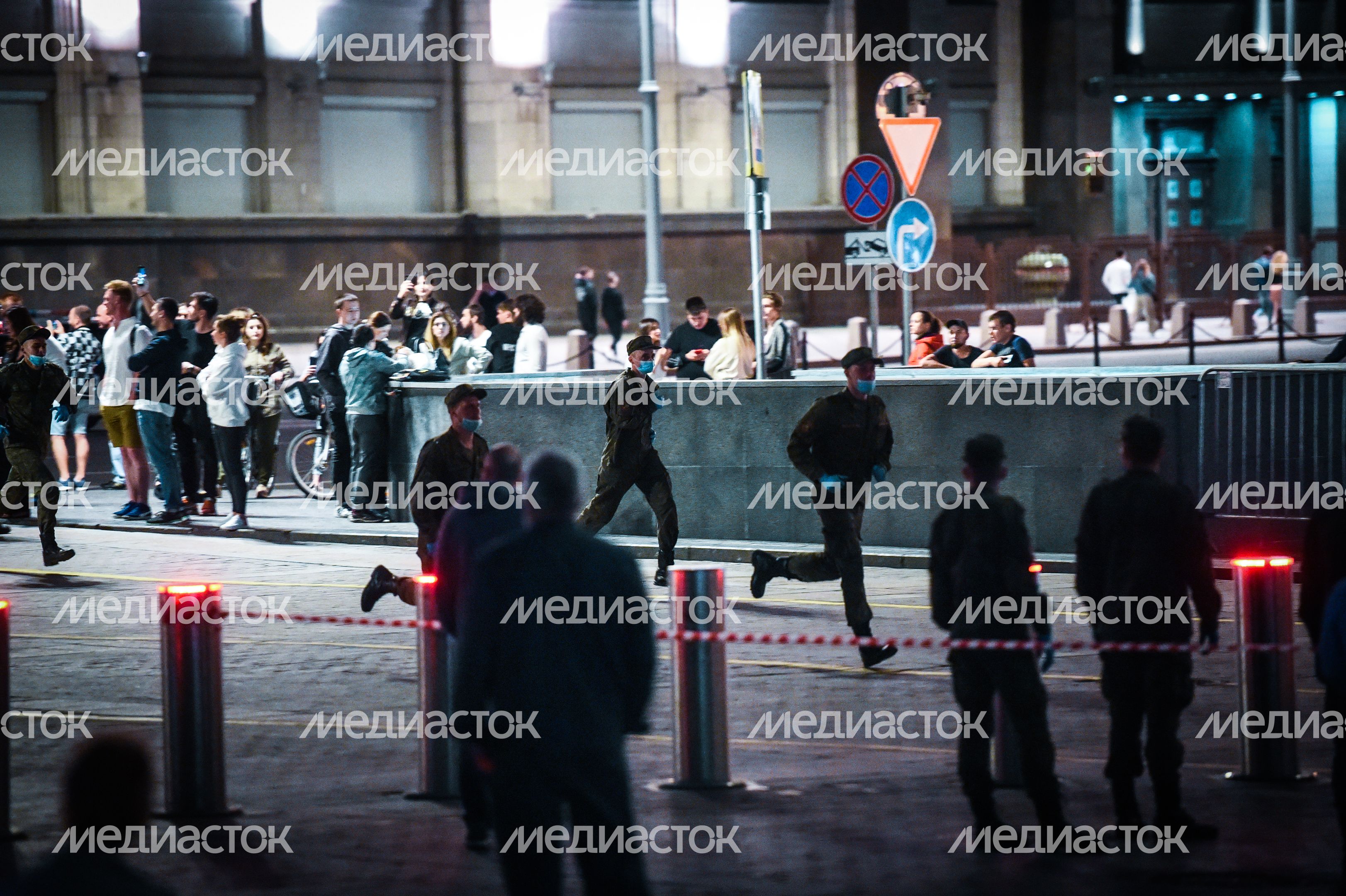 Пешая репетиция парада Победы в Москве