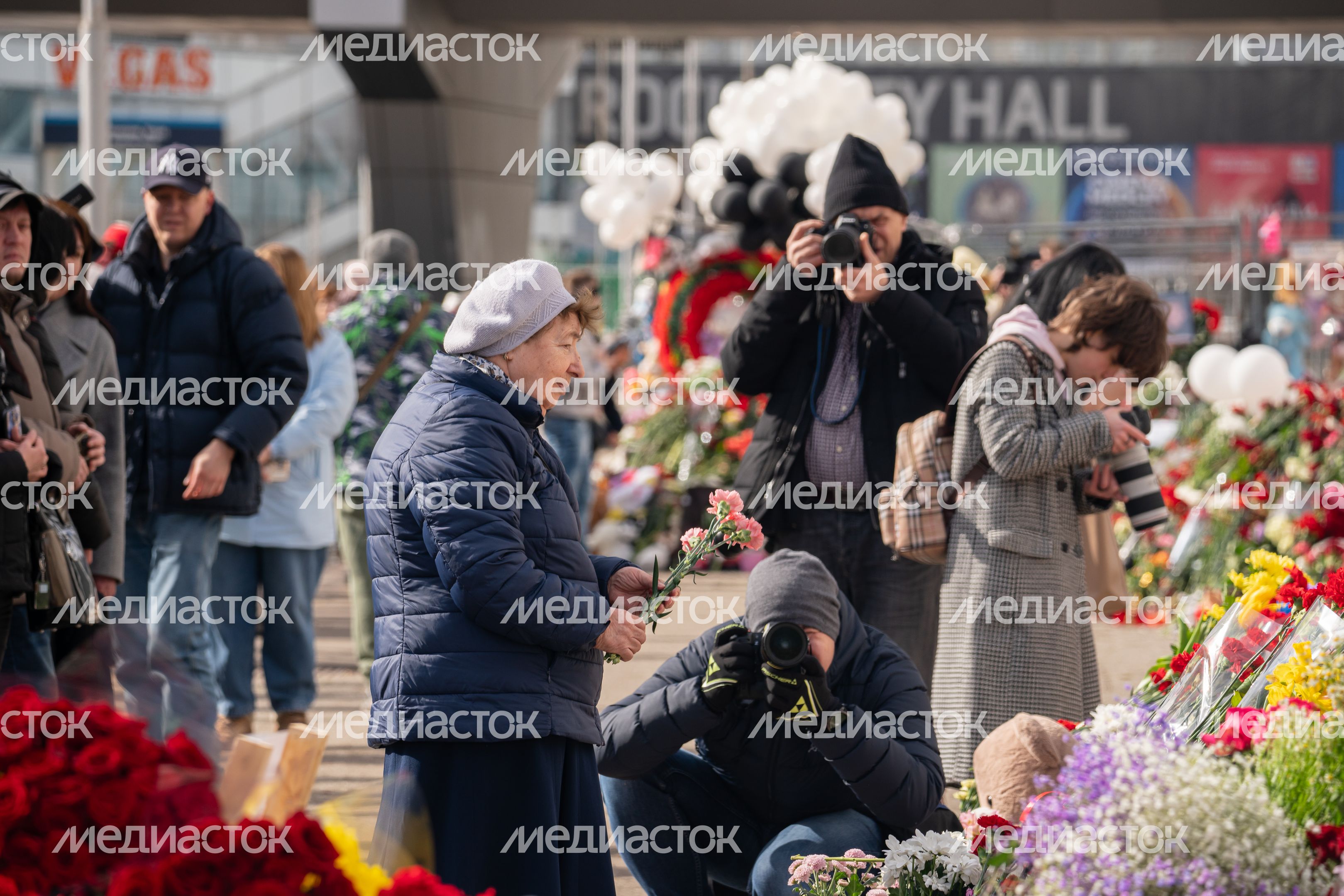 Мемориал памяти погибших в «Крокус Сити Холле» в Красногорске