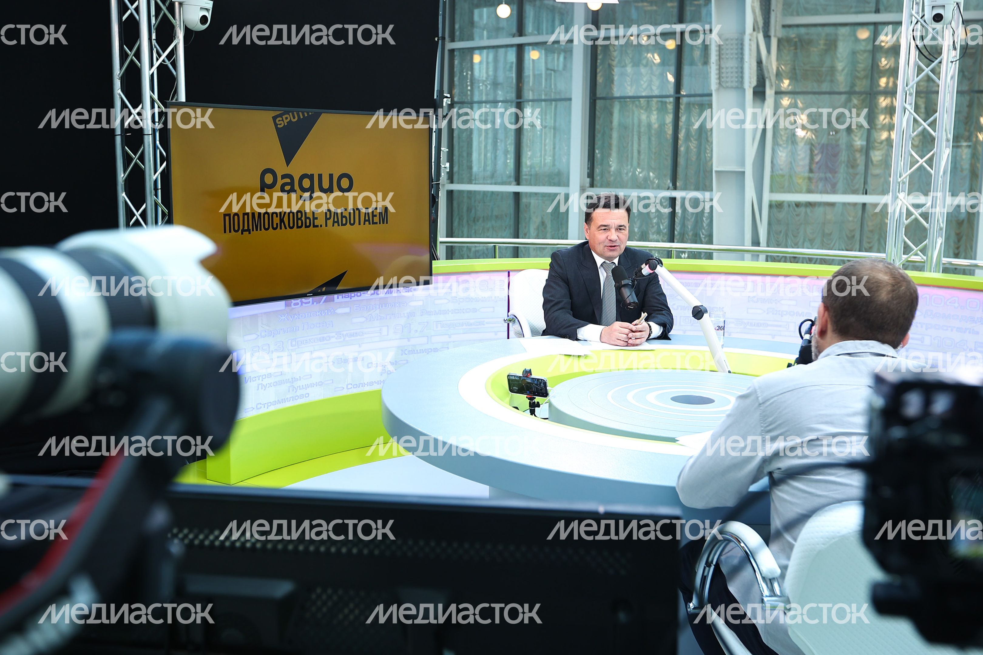 Интервью губернатора Подмосковья на радио Sputnik