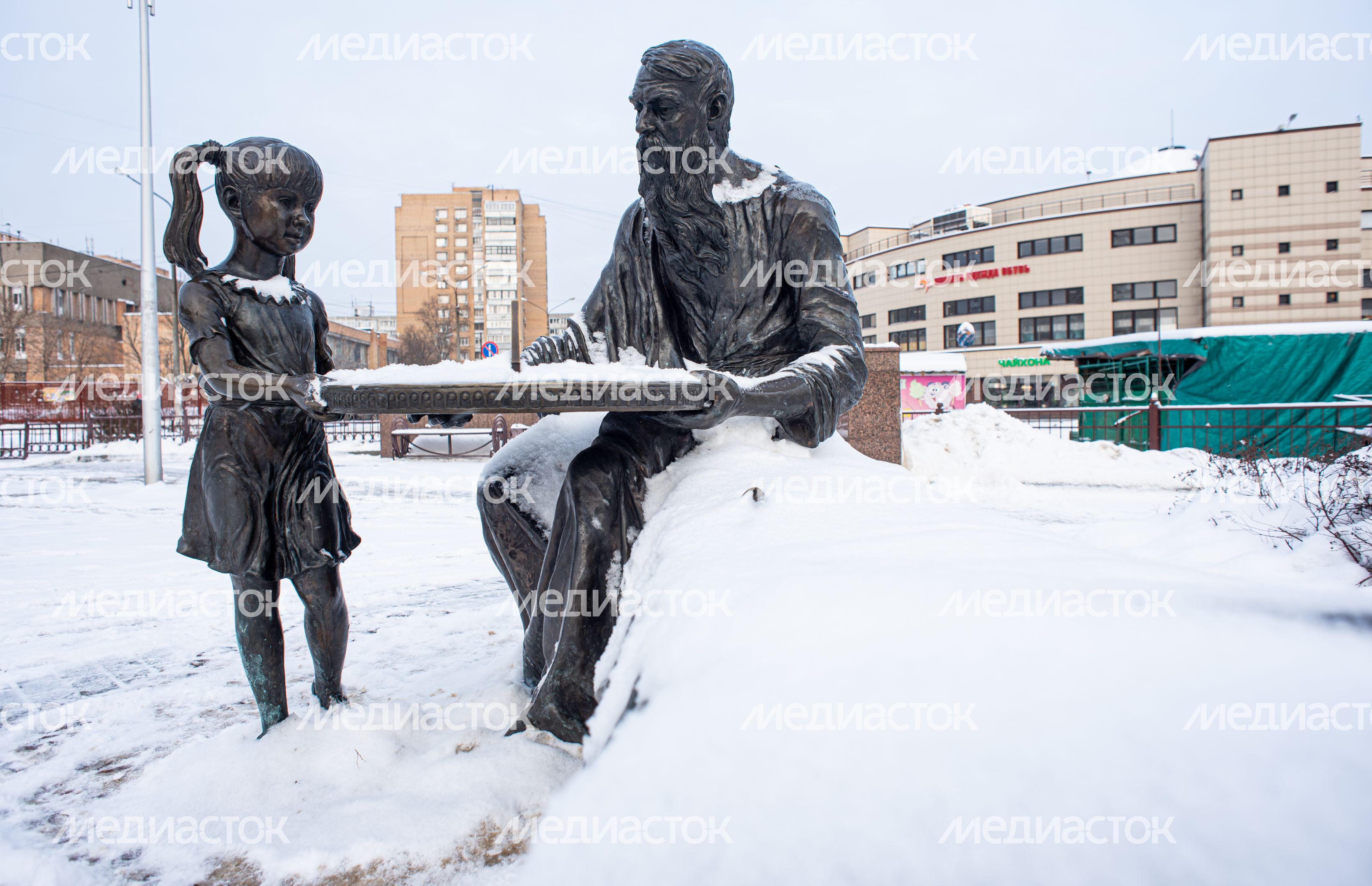 Зимние виды города Щелково