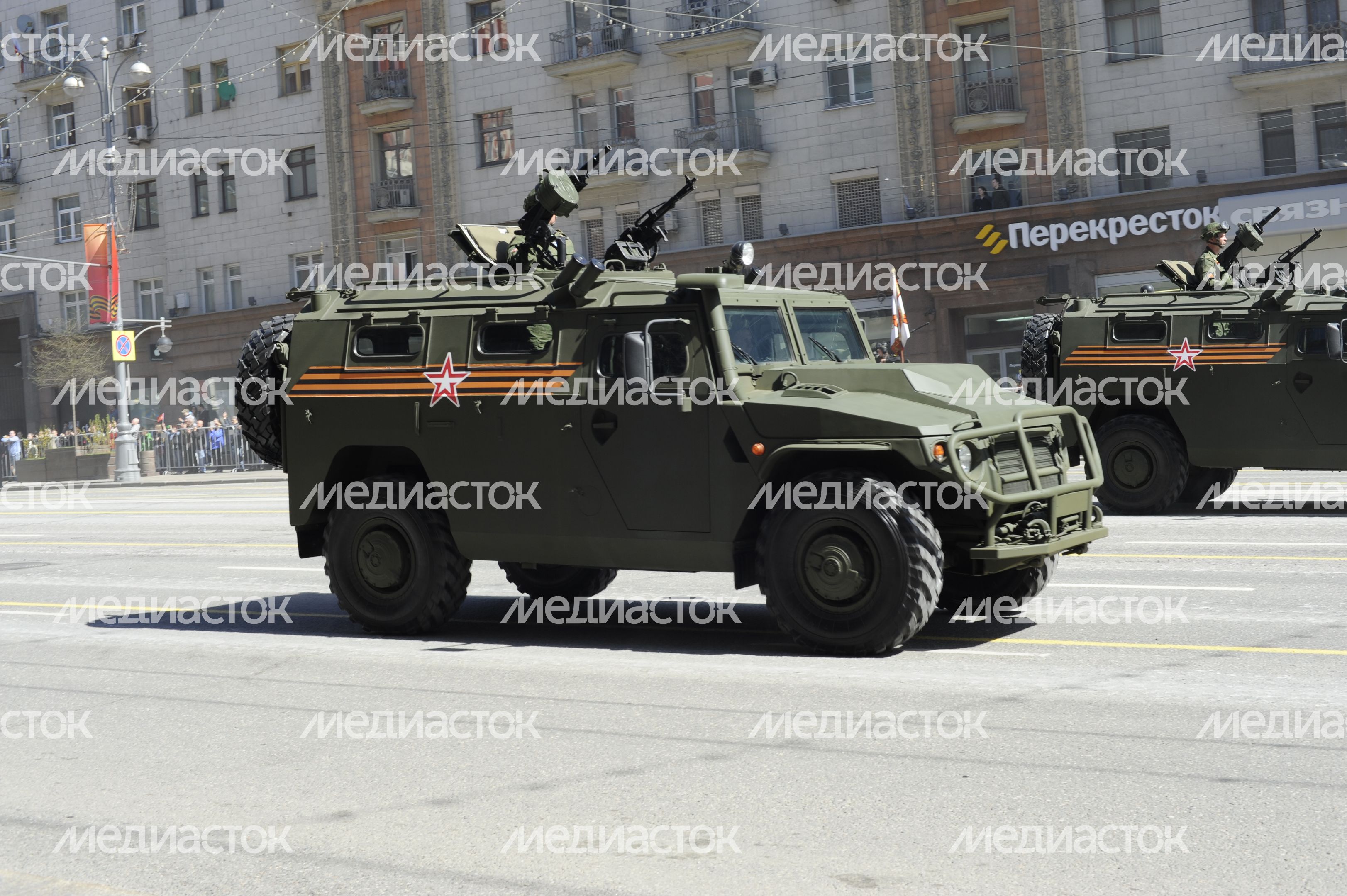 Генеральная репетиция парада Победы на Красной площади