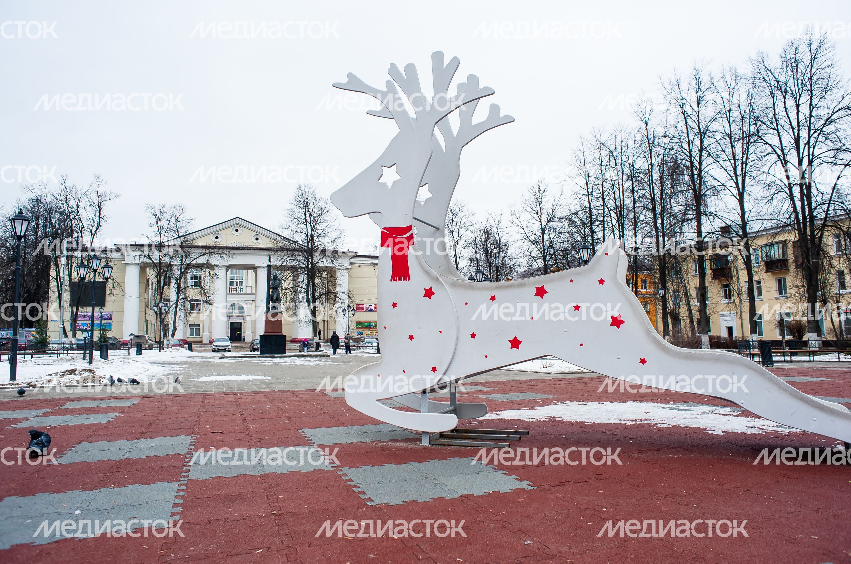 Зимние виды города Щелково