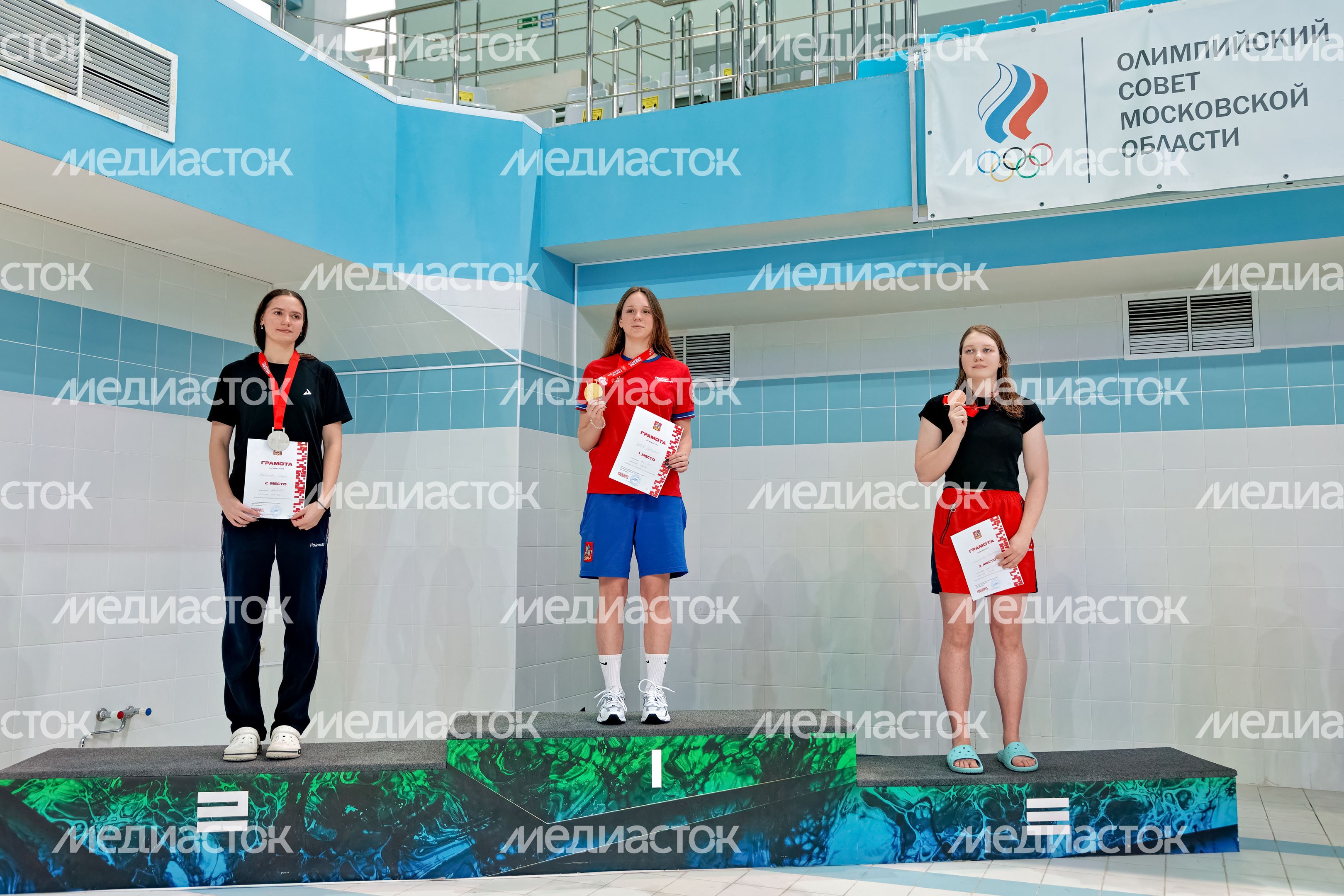 Награждение победителей Чемпионата Московской области по плаванию в Рузе Награждение победителей Чемпионата Московской области по плаванию в Рузе