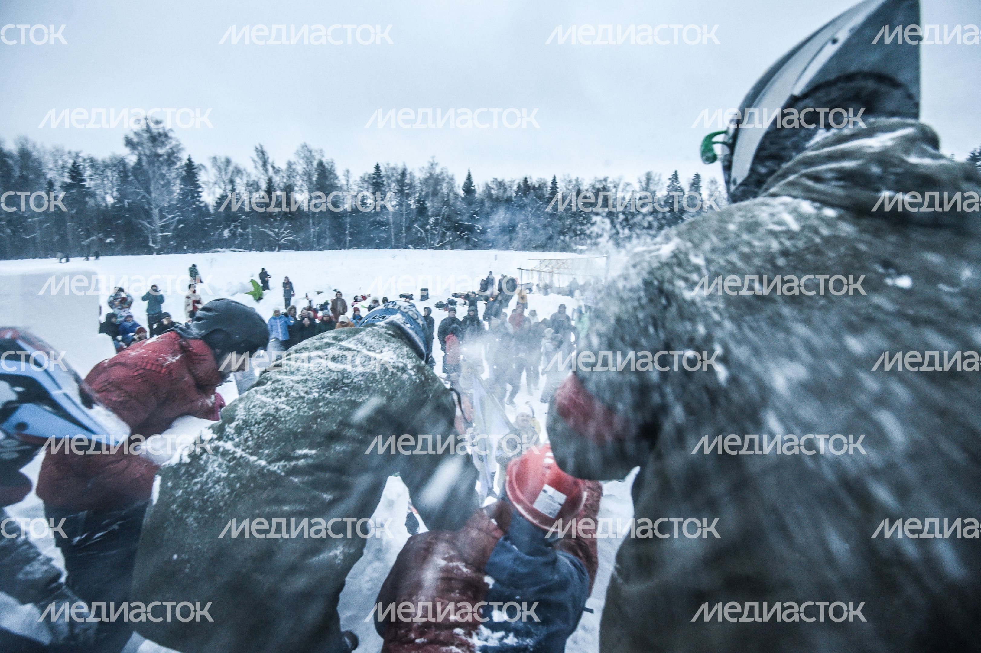 Празднование Масленицы в Копнино