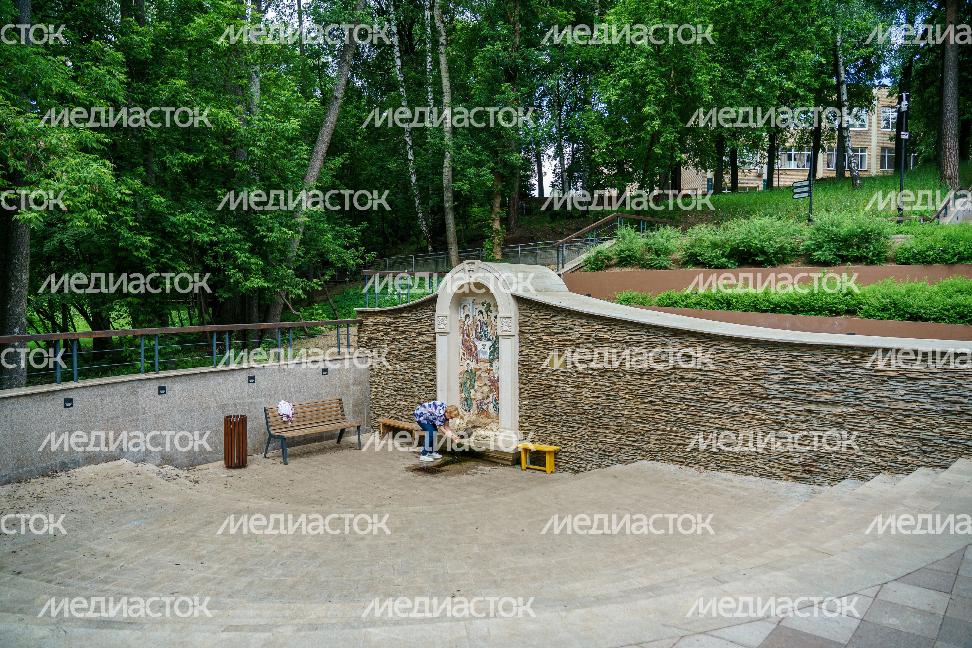 Раменский городской парк культуры и отдыха летом
