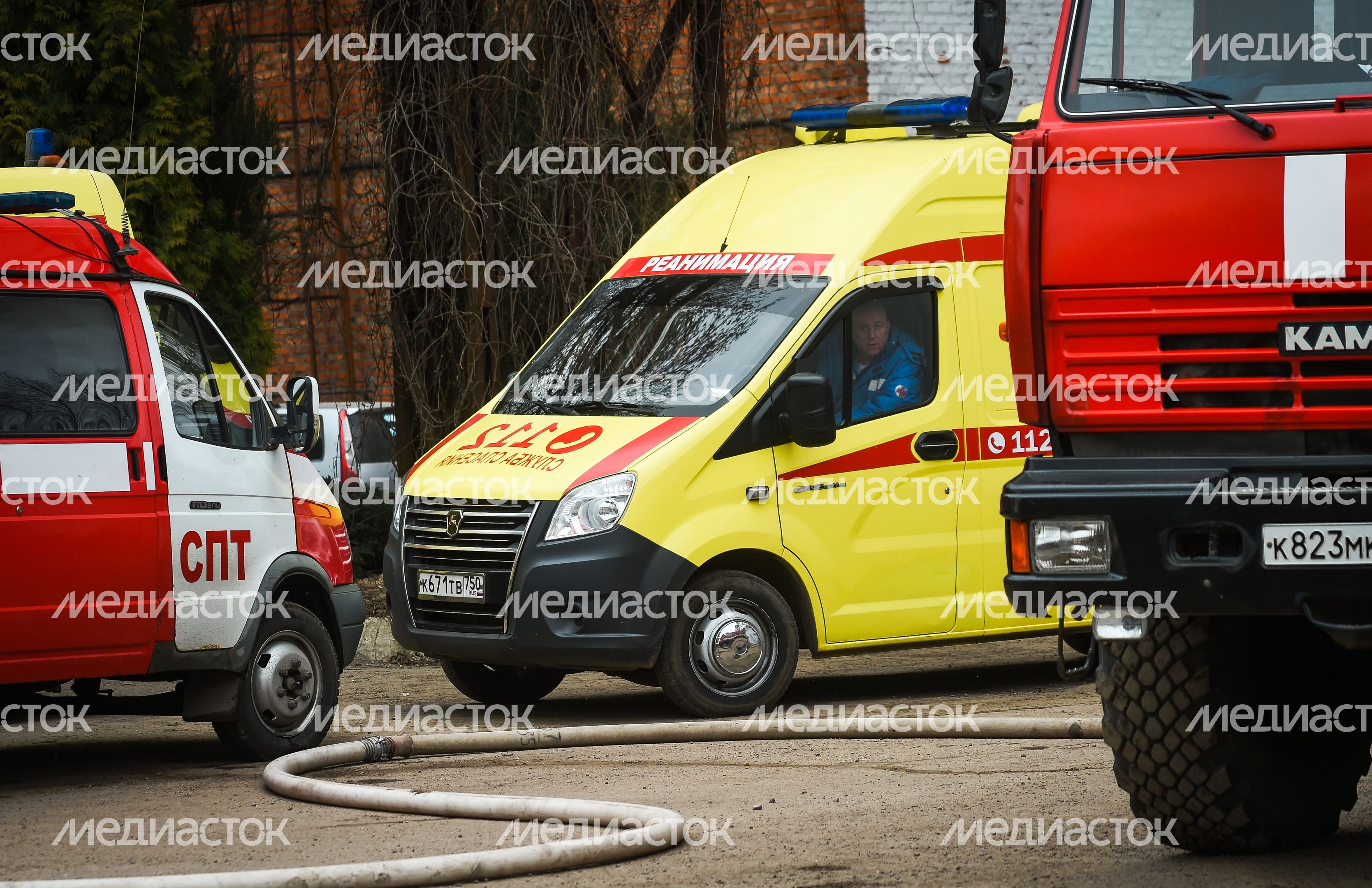 Пожар на заводе алюминиевых изделий в Дмитрове
