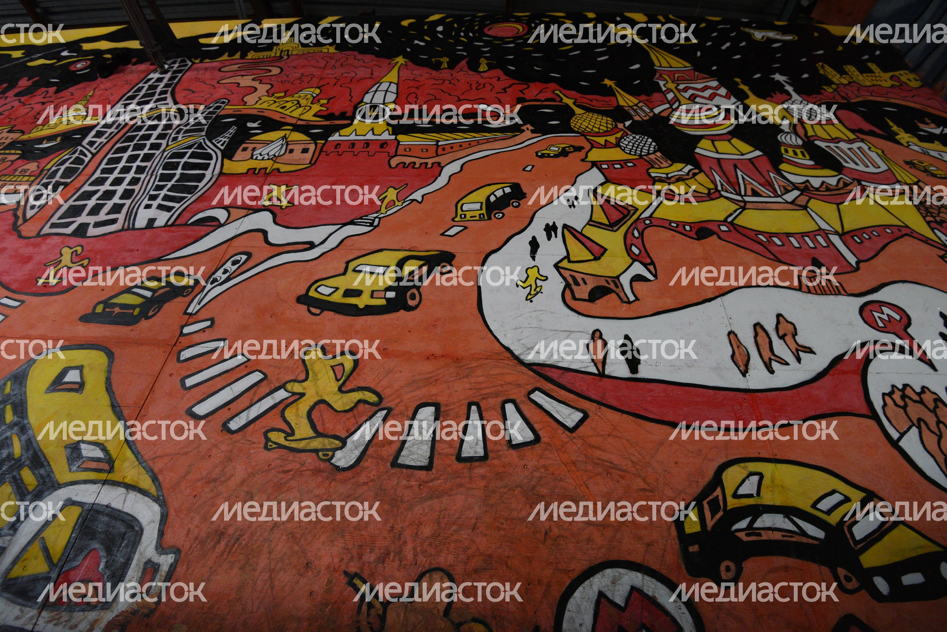 Граффити на улицах Москвы