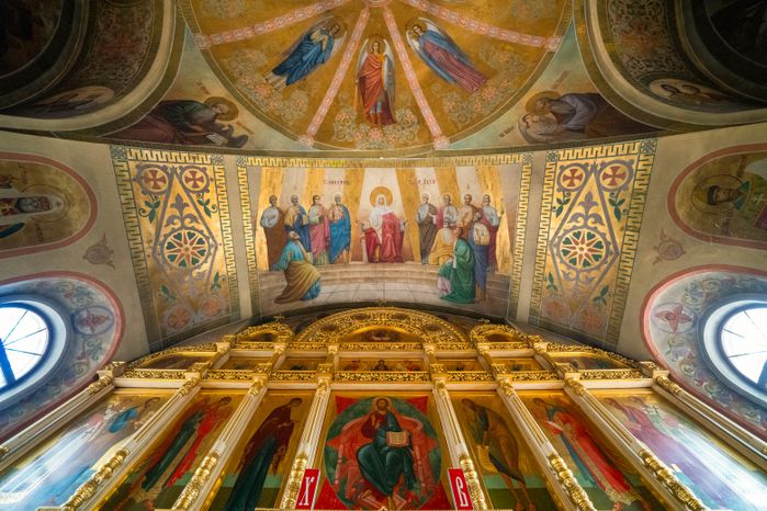 Храм Святителя Николая Чудотворца в селе Ангелово Красногорского округа