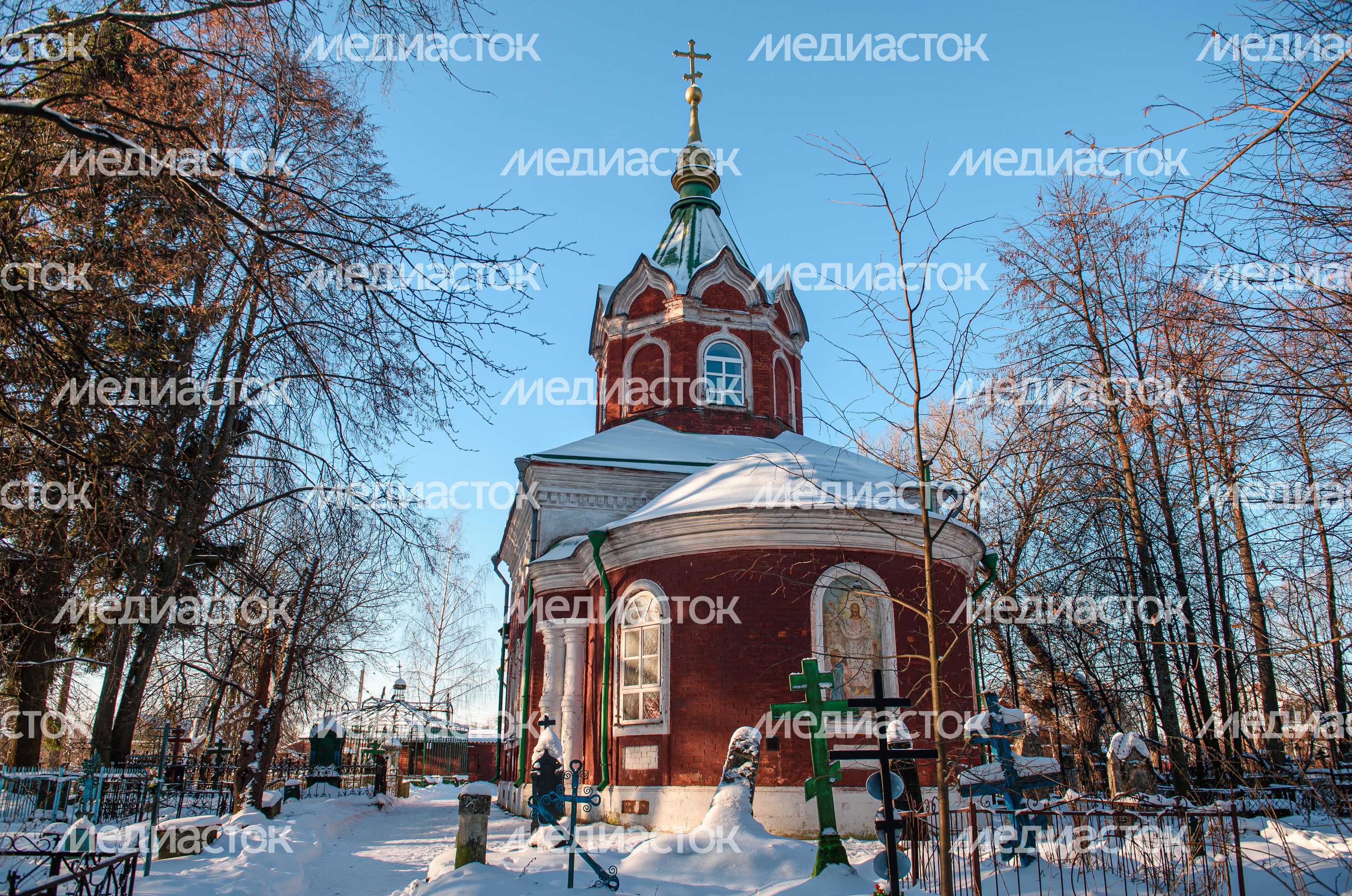 Зимние виды города Калязин