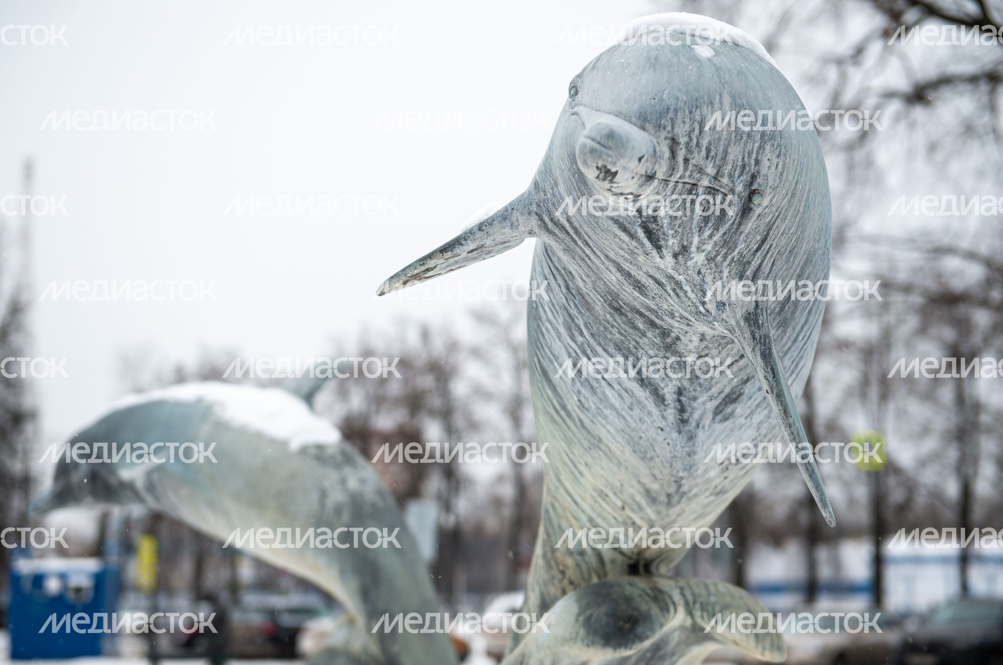 Зимние виды города Воскресенск