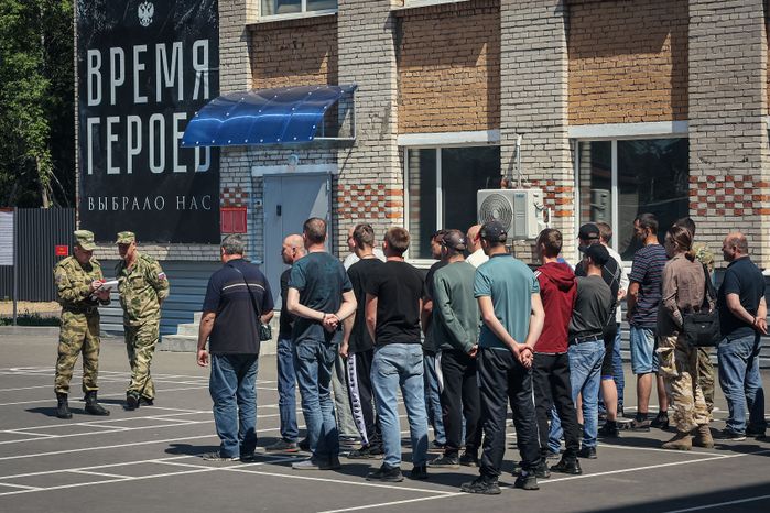 Работа Московского областного пункта отбора на военную службу по контракту в Балашихе