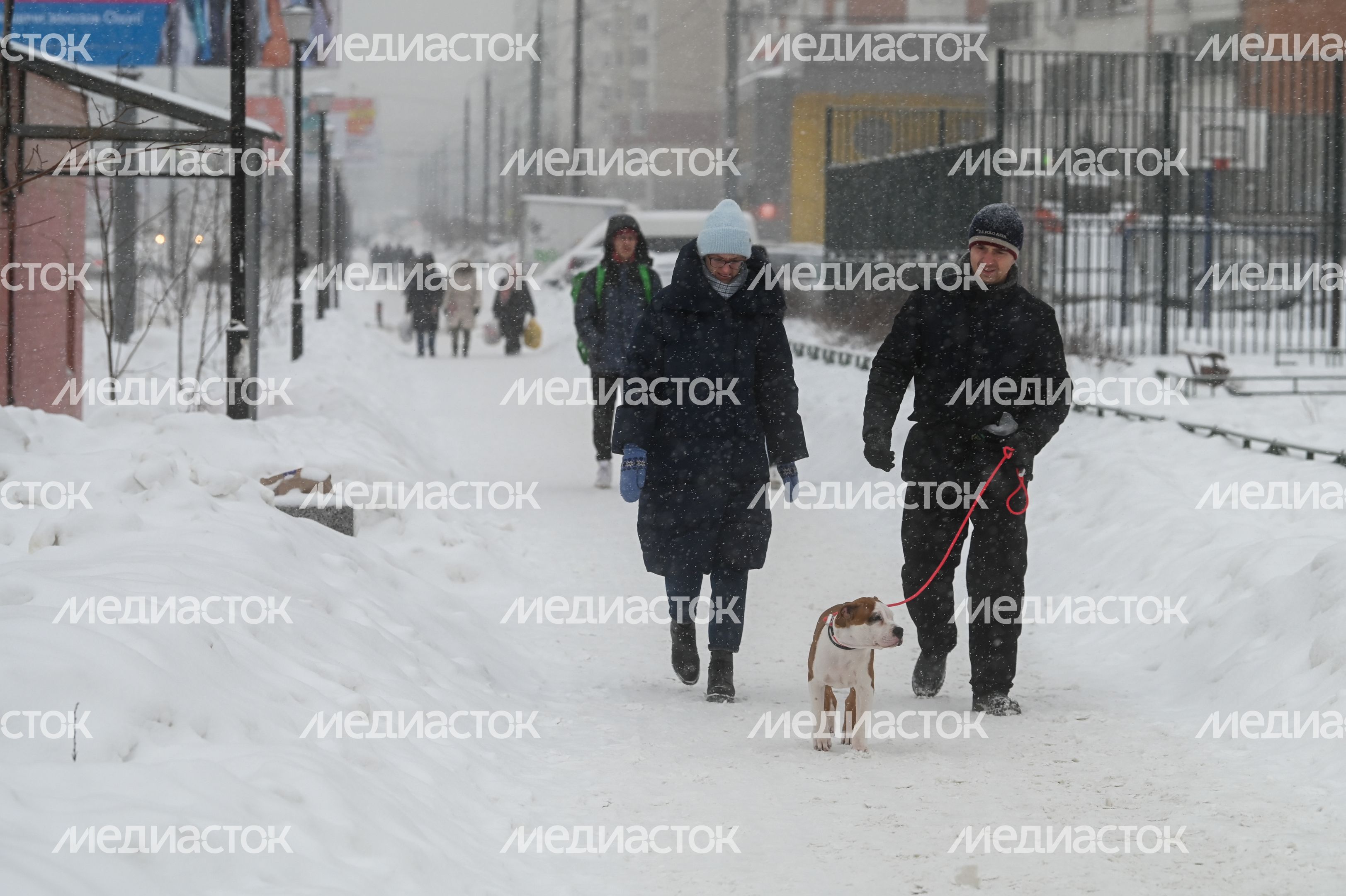 Снегопад в Люберцах