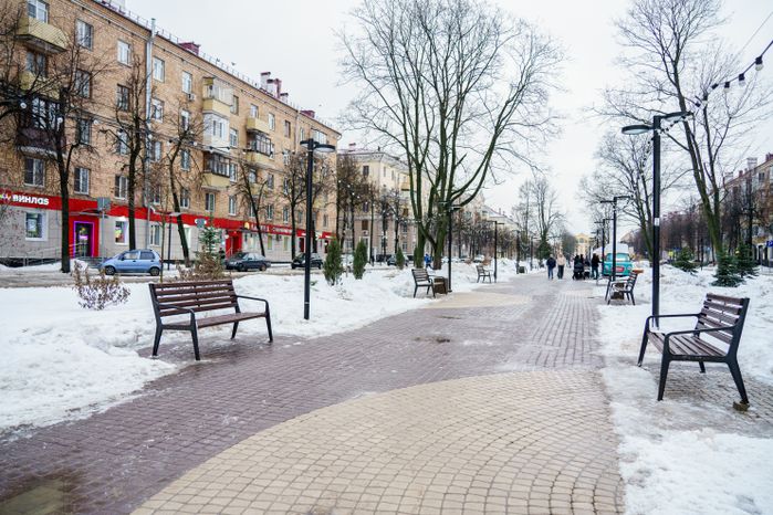 Зимние виды города Электросталь