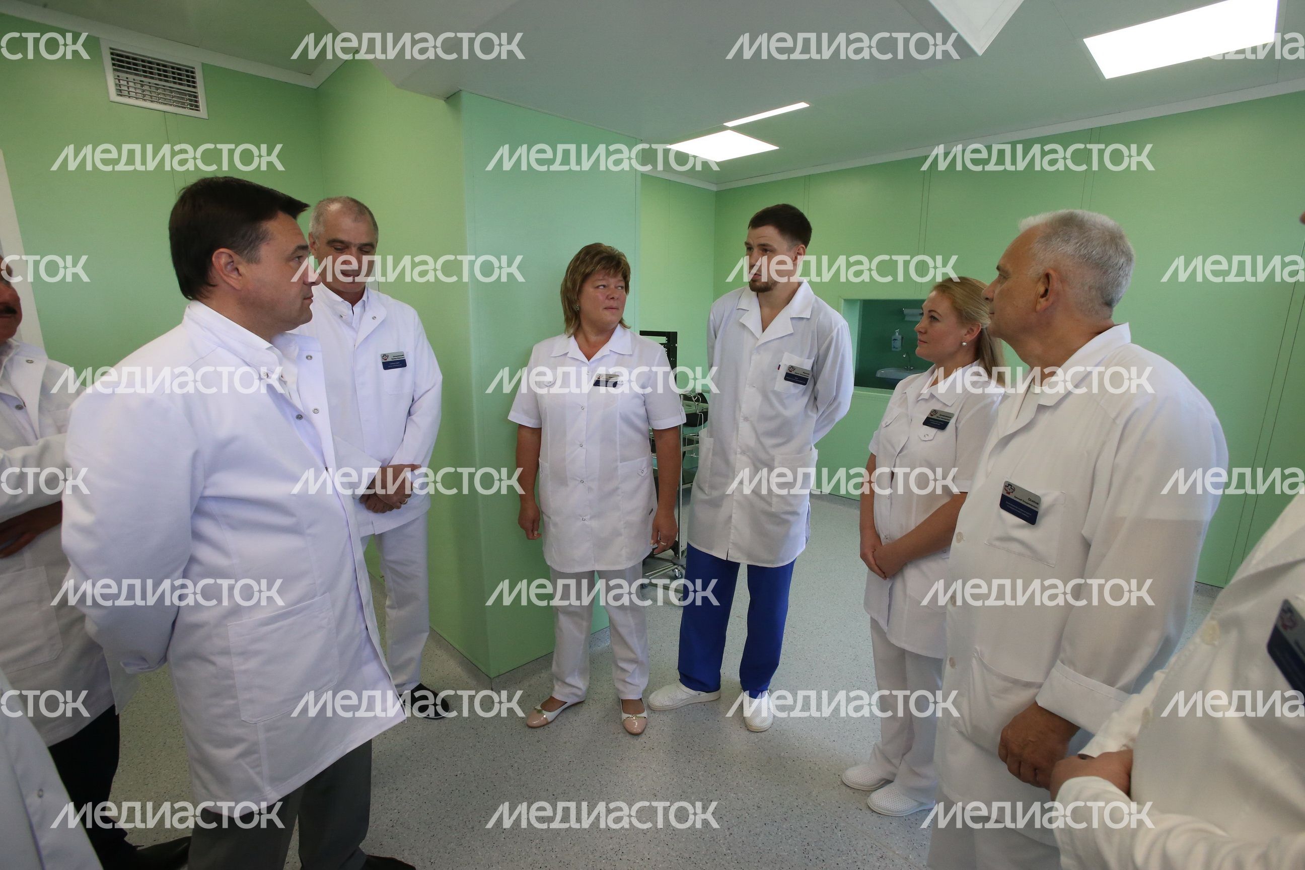 Губернатор посетил больницу города Королёв во время официального визита