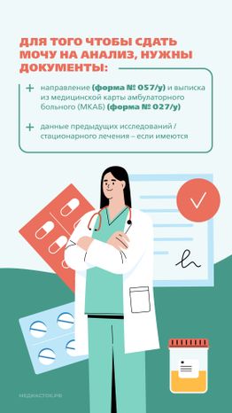 Подготовка к исследованию мочи Вертикаль 02