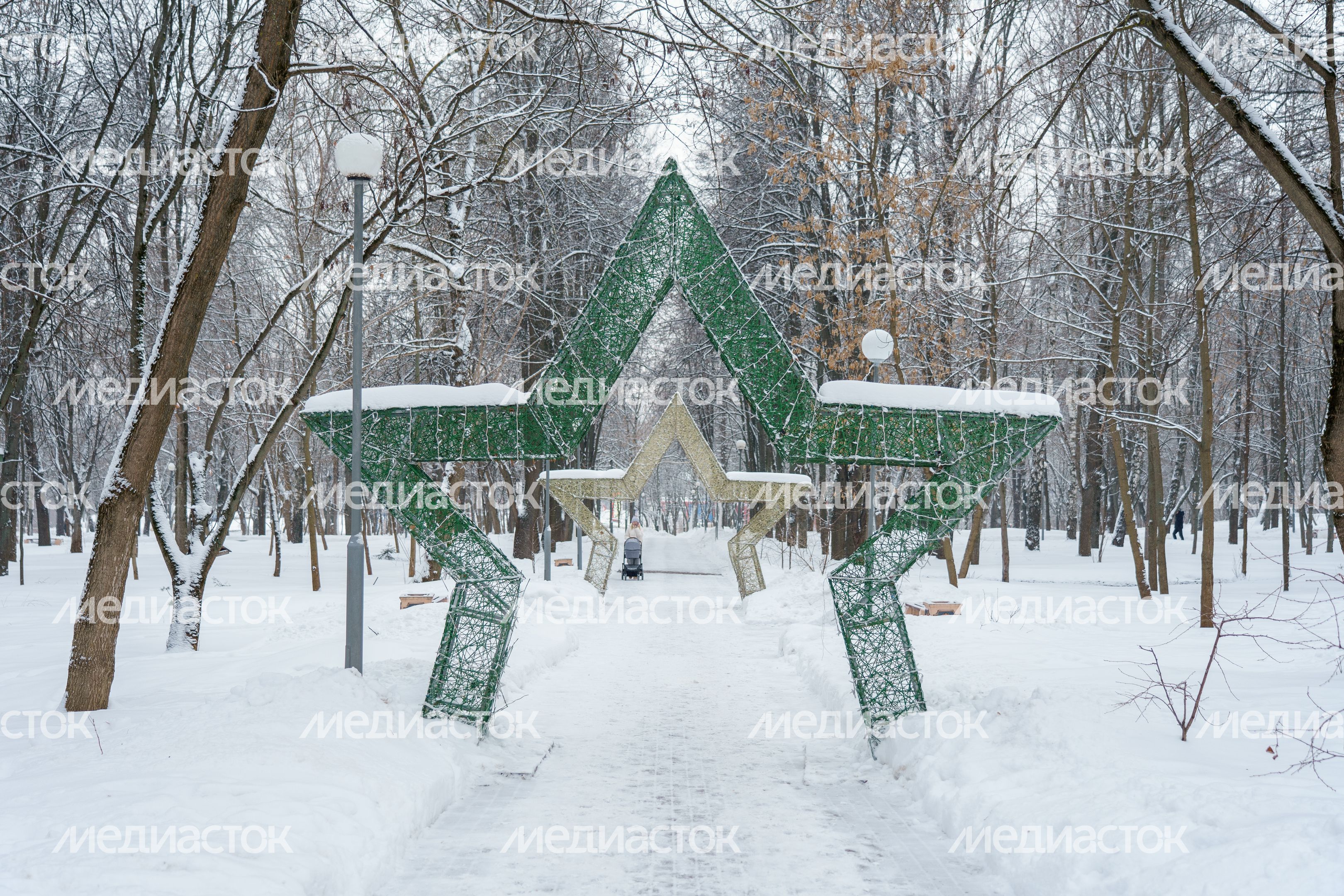 Зимний парк Победы имени В. Талалихина в Подольске Зимний парк Победы имени В. Талалихина в Подольске