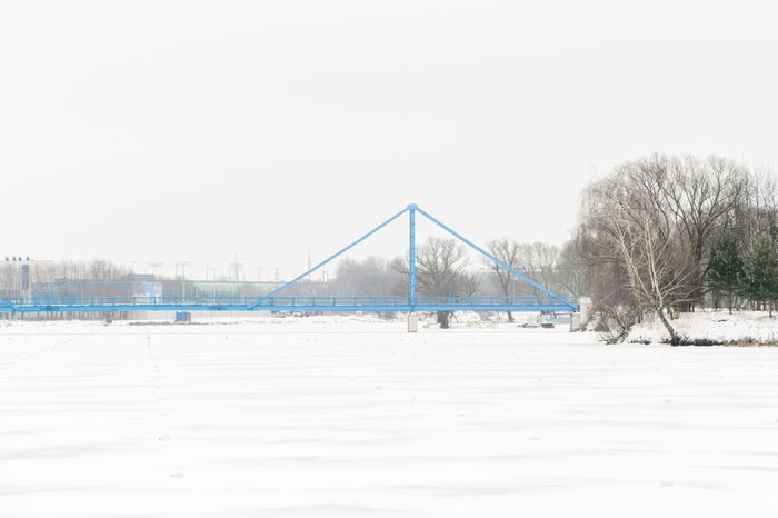 Бронницы. Парк «Бронницкий луг». Зима