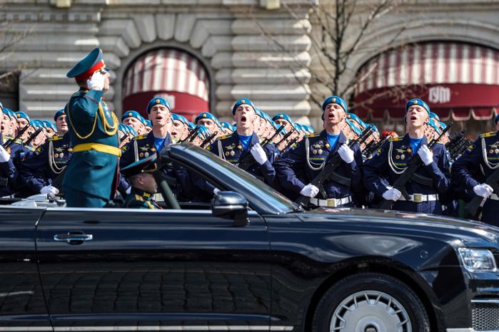 Генеральная репетиция парада Победы в Москве в 2021 году