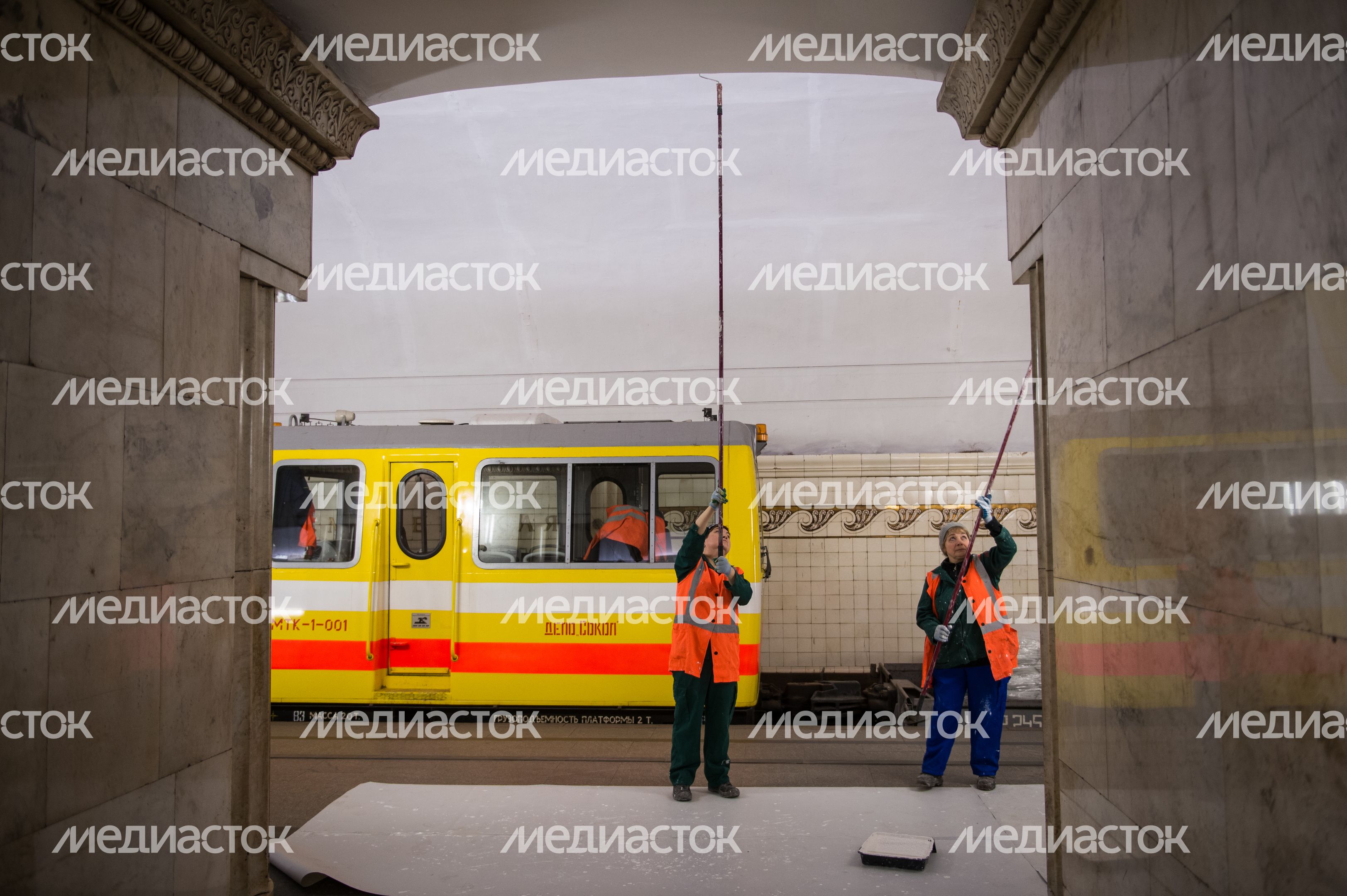 Диагностический поезд «Синергия 2» в Московском метрополитене Диагностический поезд «Синергия 2» в Московском метрополитене