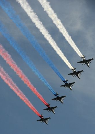 Парад Победы на Красной площади в Москве