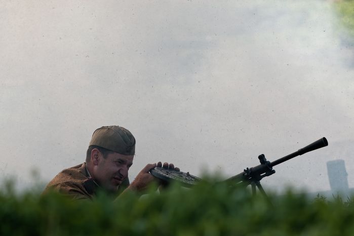 Военно-историческая реконструкция «Огненная дуга» в Одинцовском округе, посвященная Курской битве
