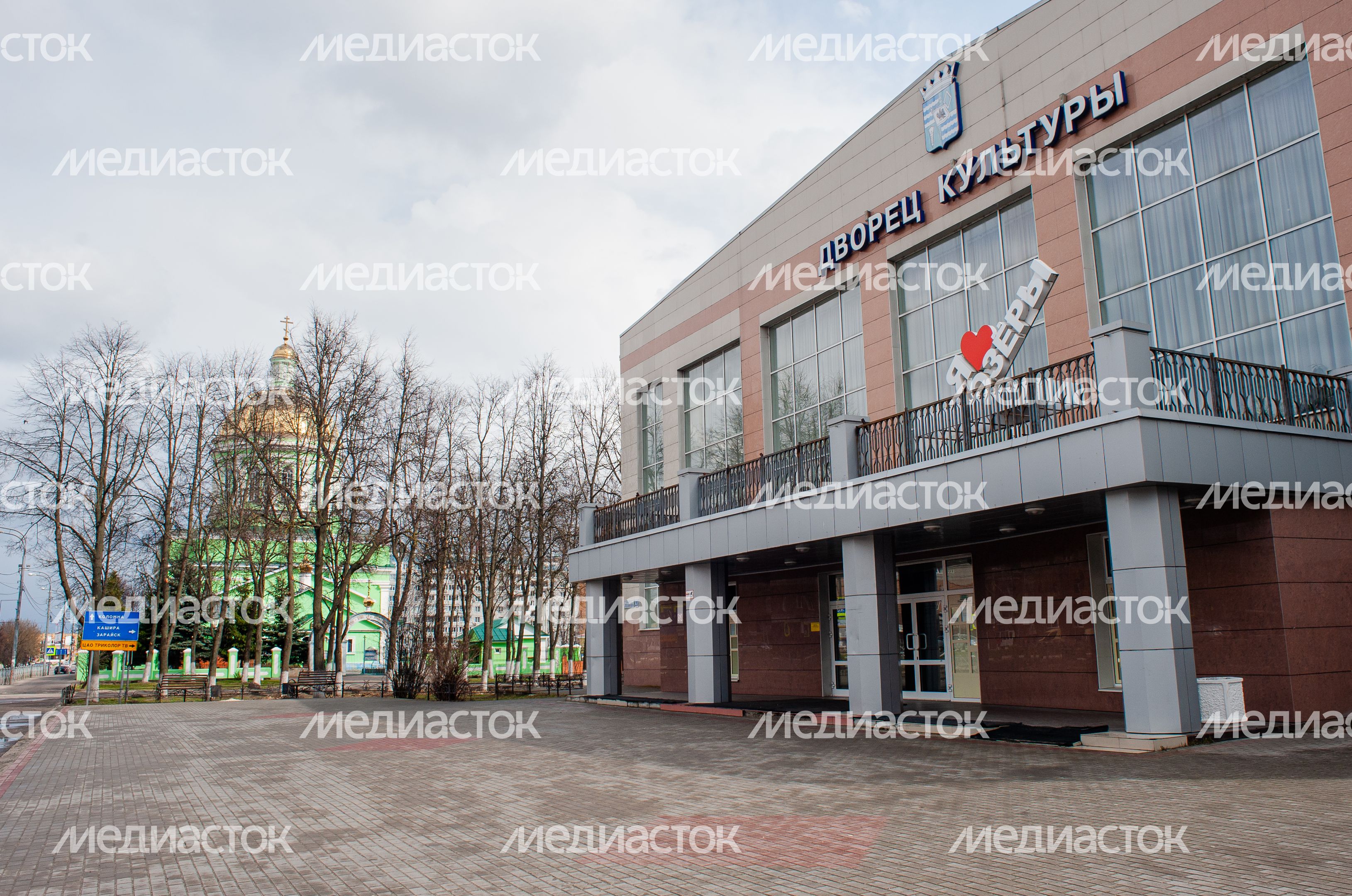 Весенние виды города Озёры