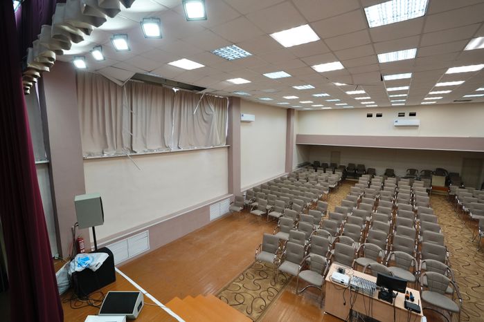 Оперативный штаб с участием Губернатора Подмосковья на месте ЧП в Сергиевом Посаде