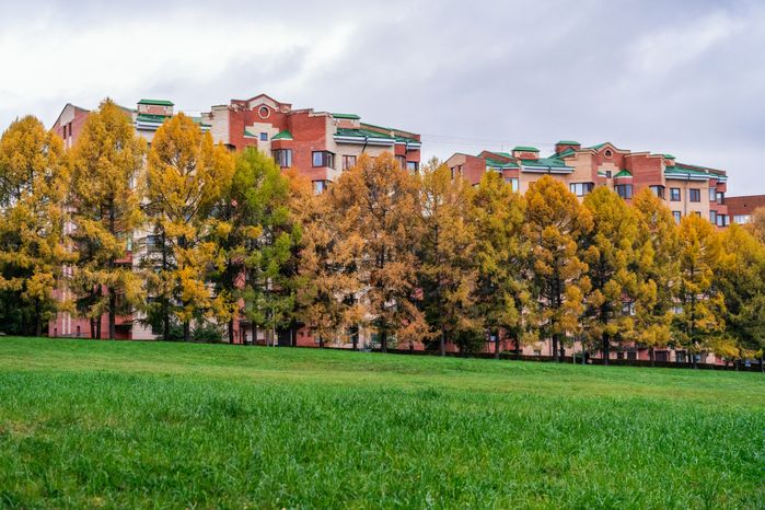 Пущино. Виды осеннего города