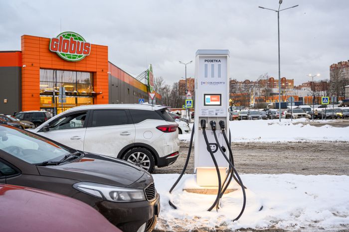 Электрозарядная станция  (ЭЗС) на улице Энтузиастов в Балашихе