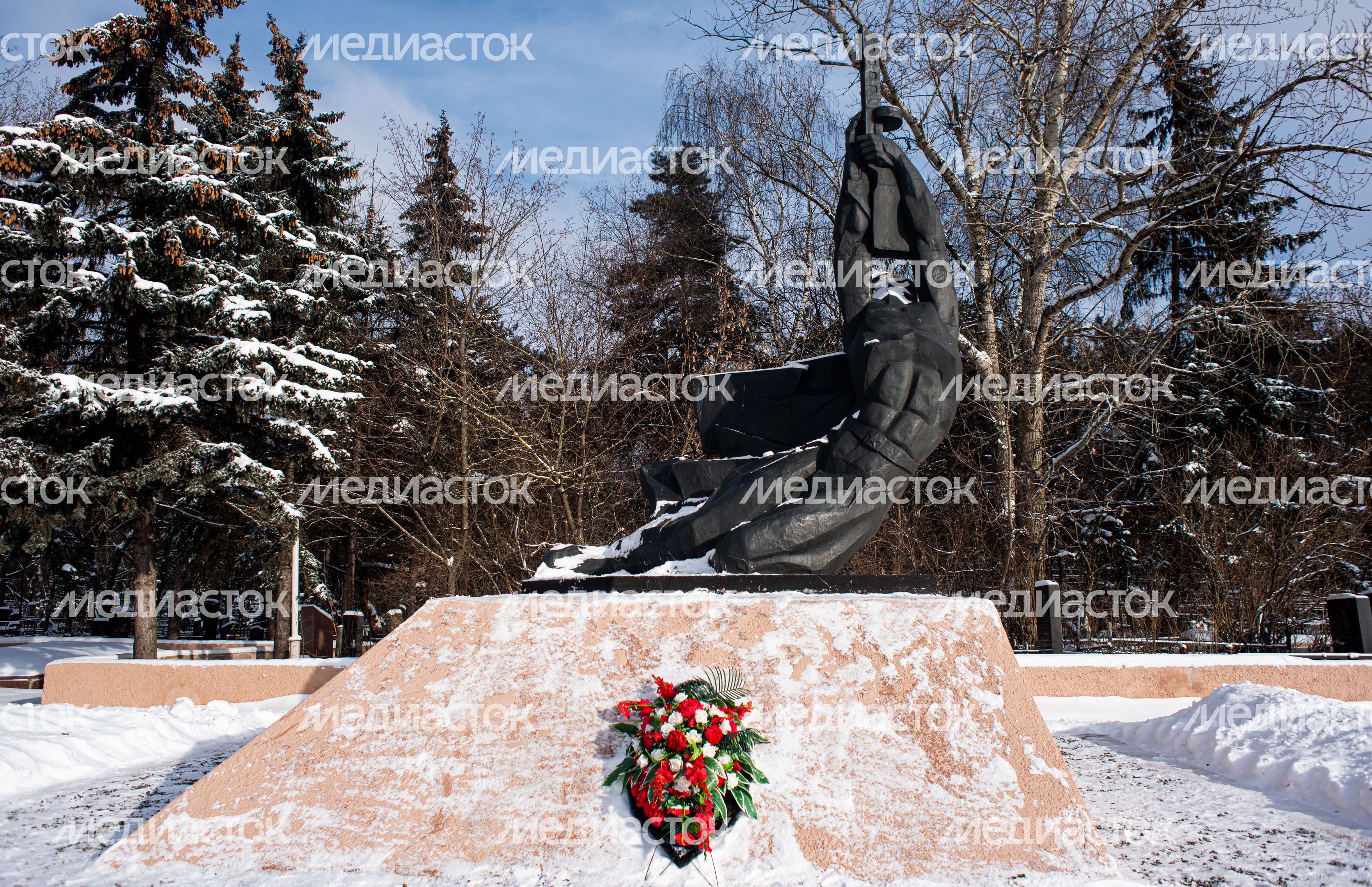 Зимние виды города Жуковский