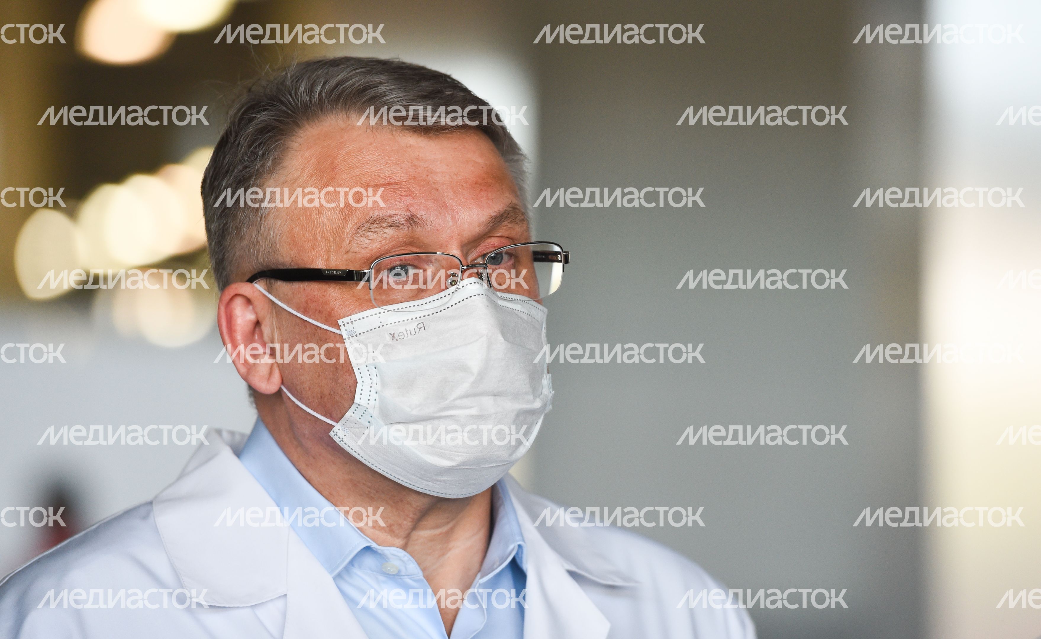 Госпиталь для пациентов с коронавирусом в «Крокус Экспо»