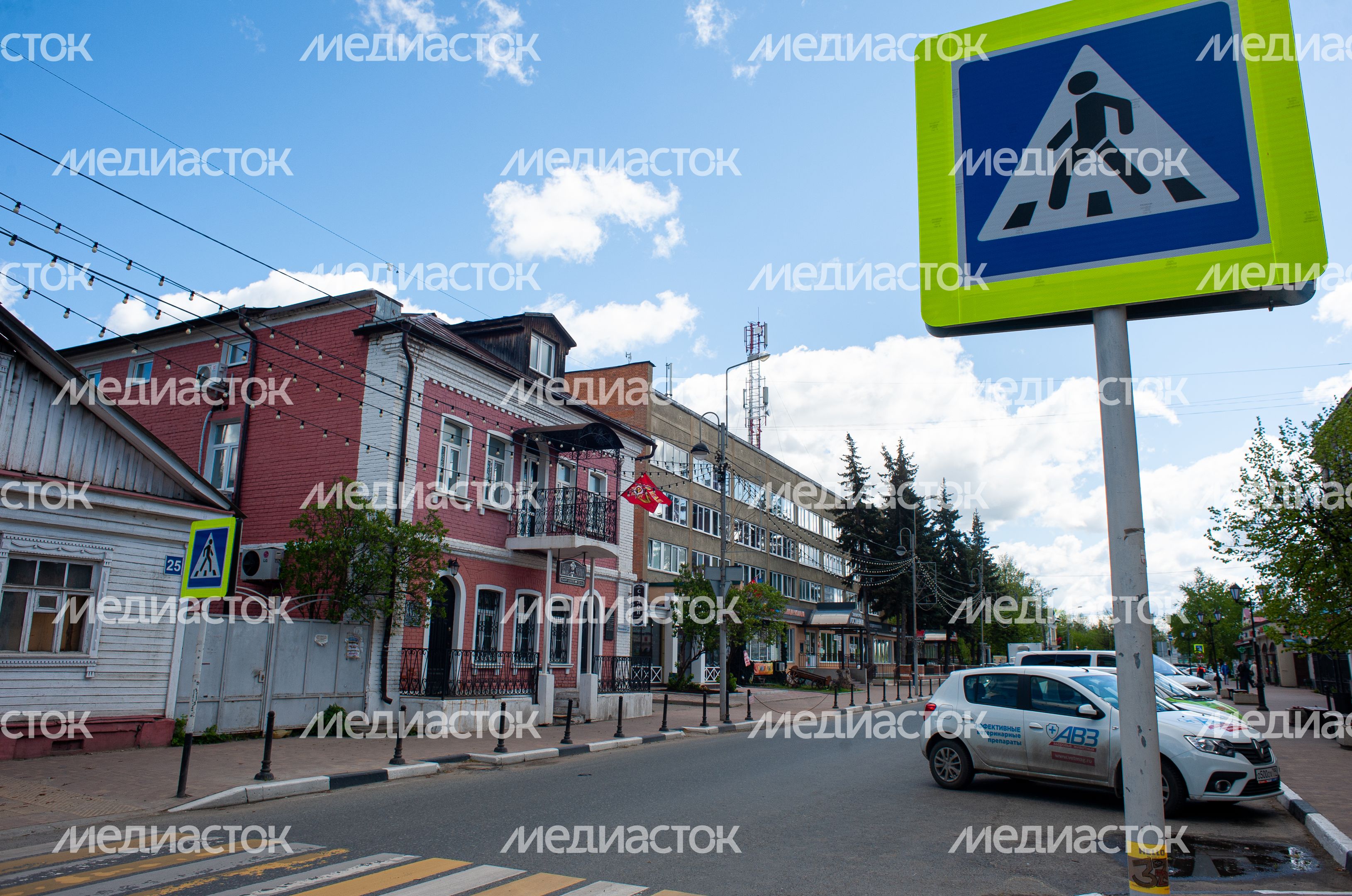 Летние виды города Звенигород