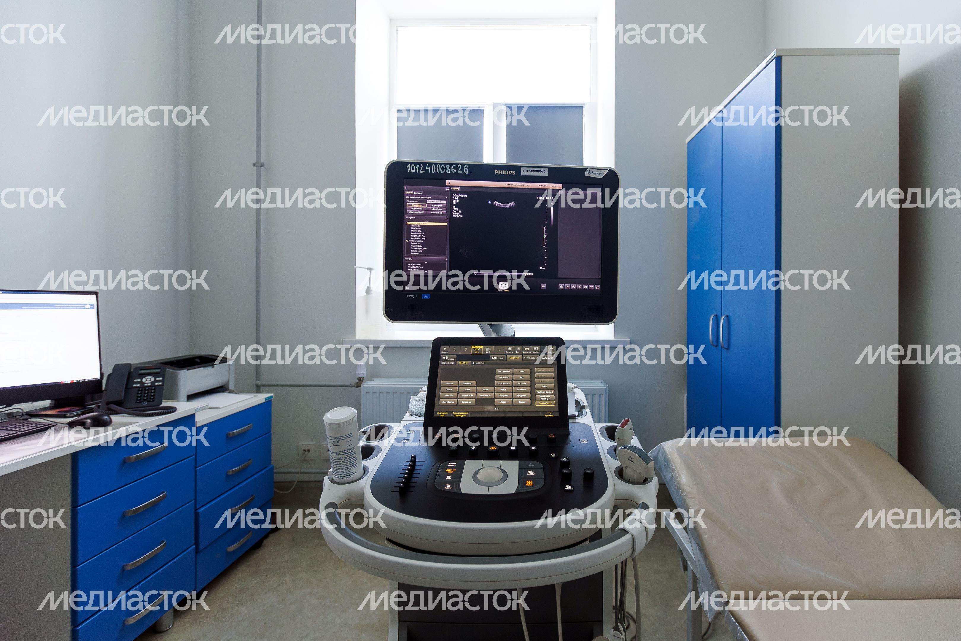 Терапевтический корпус Раменской больницы после капитального ремонта. Кабинет узи Терапевтический корпус Раменской больницы после капитального ремонта. Кабинет узи