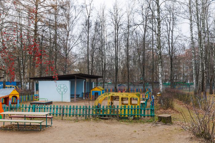 Игровая площадка в детском саду «Росинка» после капитального ремонта в Щелково
