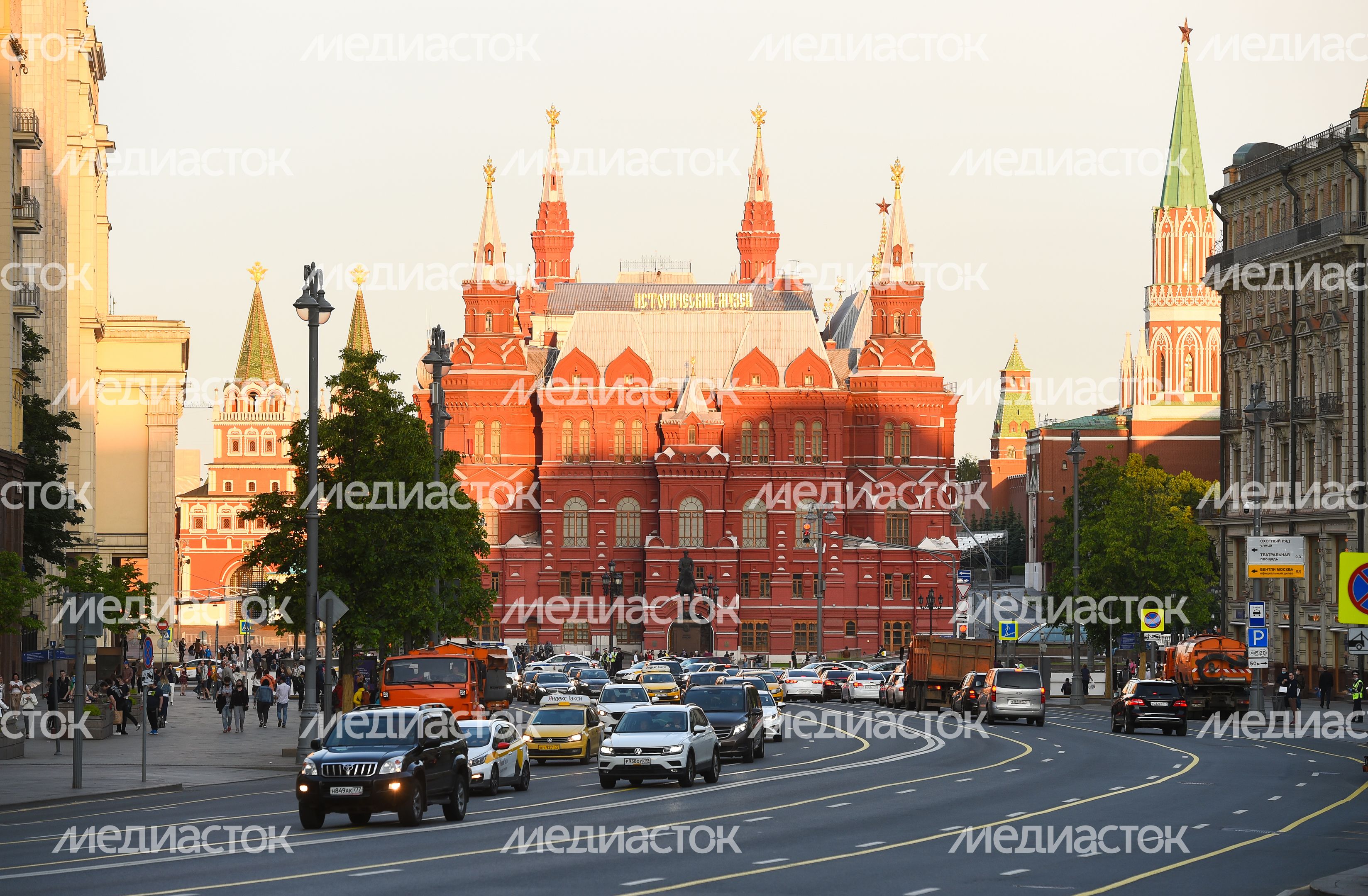 Пешая репетиция парада Победы в Москве