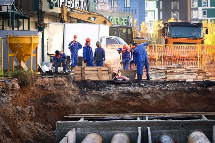 Осмотр новой котельной и реконструируемого участка теплосети в Королеве Губернатором Подмосковья